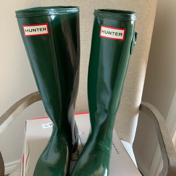 Hunter Shoes - HUNTER Green Boots